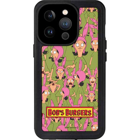 Bobs Burgers Louise Belcher iPhone 14 Pro Waterproof Case