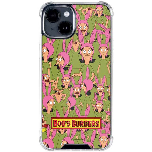 Bobs Burgers Louise Belcher iPhone 15 Clear Case