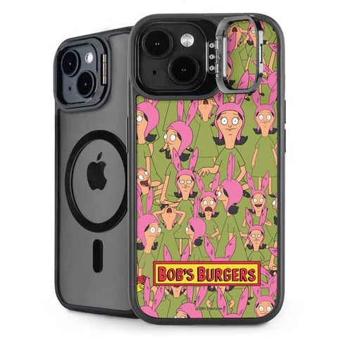 Bobs Burgers Louise Belcher iPhone 15 Plus Kickstand Case