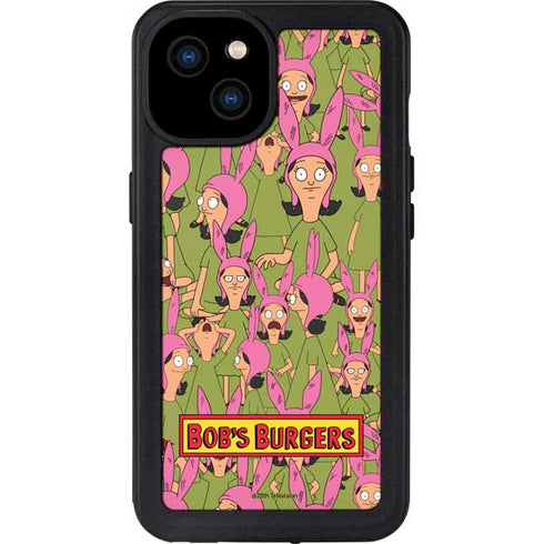 Bobs Burgers Louise Belcher iPhone 15 Plus Waterproof Case