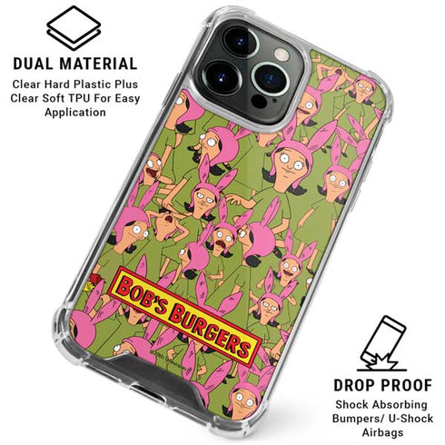 Bobs Burgers Louise Belcher iPhone 15 Pro Clear Case