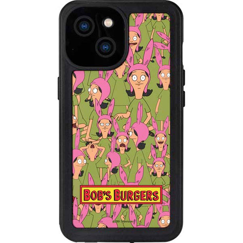 Bobs Burgers Louise Belcher iPhone 15 Waterproof Case