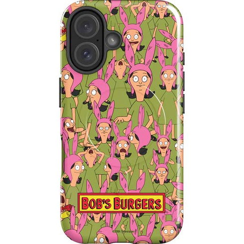 Bobs Burgers Louise Belcher iPhone 16 Magsafe Impact Case