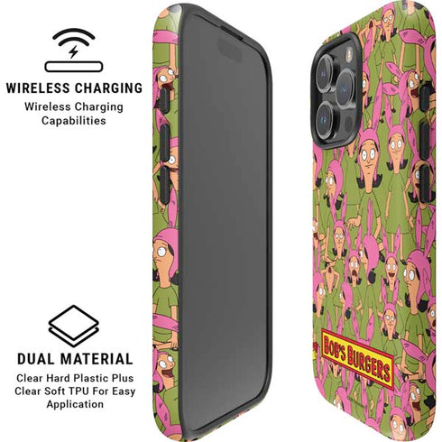 Bobs Burgers Louise Belcher iPhone 16 Pro Magsafe Impact Case