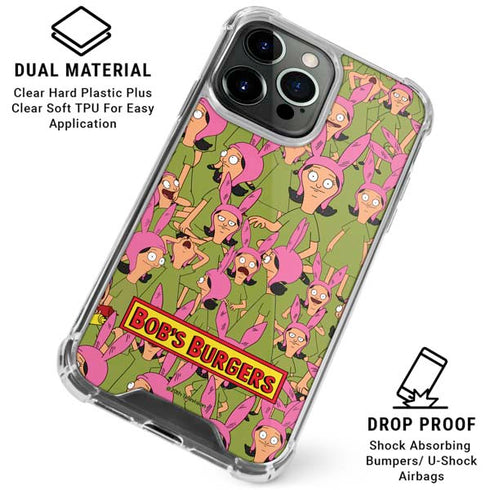 Bobs Burgers Louise Belcher iPhone 16 Pro Max Clear Case