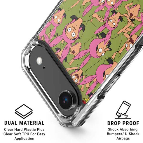 Bobs Burgers Louise Belcher iPhone 17 Air Clear Case