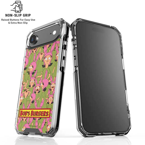 Bobs Burgers Louise Belcher iPhone 17 Air Clear Case