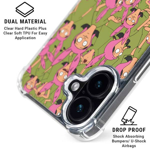 Bobs Burgers Louise Belcher iPhone 17 Clear Case