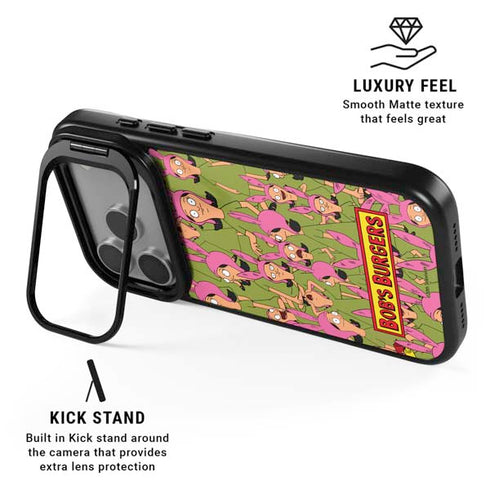 Bobs Burgers Louise Belcher iPhone 17 Pro Kickstand Case