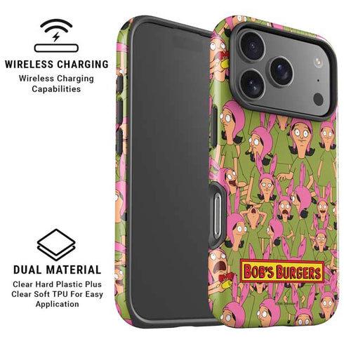Bobs Burgers Louise Belcher iPhone 17 Pro Max Magsafe Impact Case