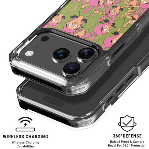 Bobs Burgers Louise Belcher iPhone 18 Pro Clear Case