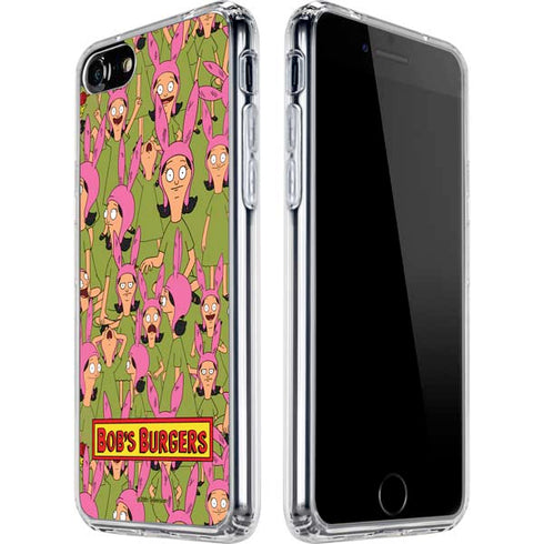 Bobs Burgers Louise Belcher iPhone SE (2nd & 3rd Gen) Clear Case