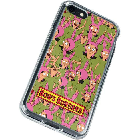 Bobs Burgers Louise Belcher iPhone SE (2nd & 3rd Gen) Clear Case