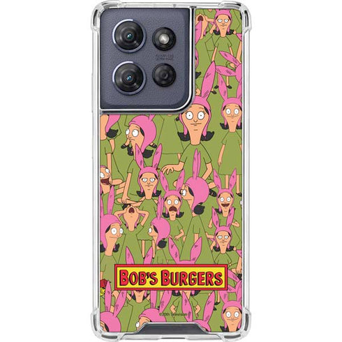 Bobs Burgers Louise Belcher Moto G 5G (2025) Clear Case
