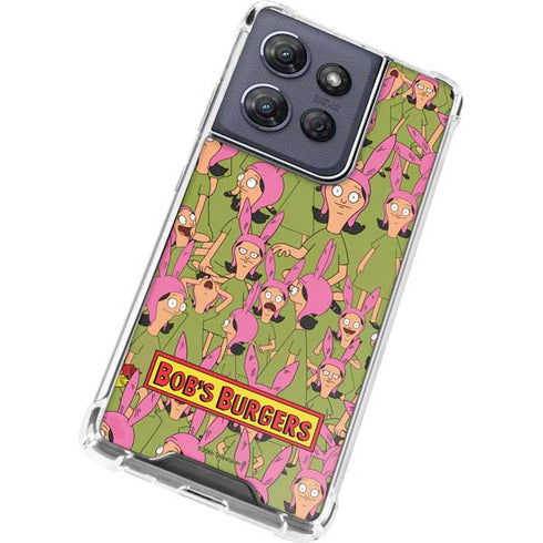 Bobs Burgers Louise Belcher Moto G 5G (2025) Clear Case