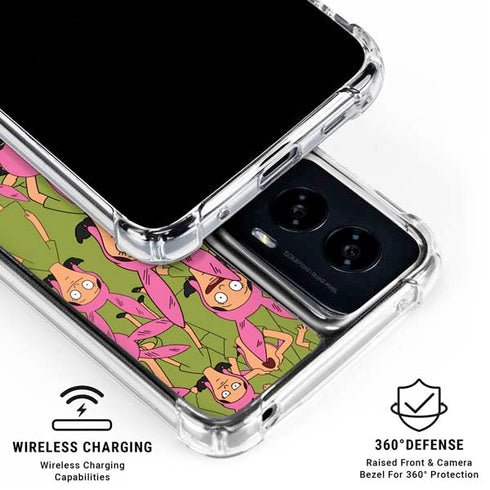 Bobs Burgers Louise Belcher Moto G Power 5G (2024) Clear Case