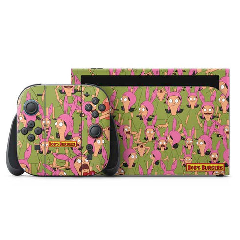 Bobs Burgers Louise Belcher Nintendo Switch 2 (2025) with Joy-Con Skin