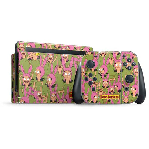 Bobs Burgers Louise Belcher Nintendo Switch Bundle Skin