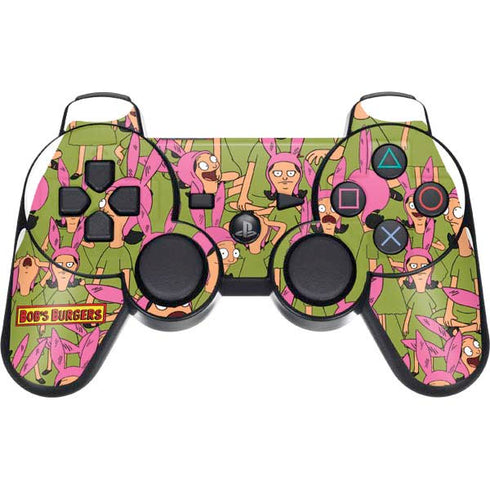 Bobs Burgers Louise Belcher PS3 Dual Shock wireless controller Skin