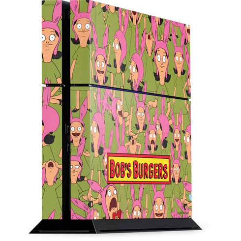 Bobs Burgers Louise Belcher PS4 Console Skin