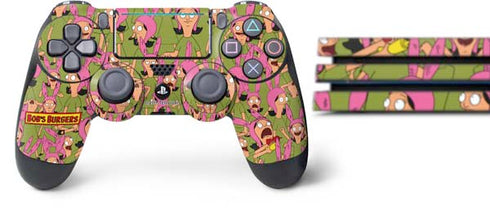 Bobs Burgers Louise Belcher PS4 Pro Bundle Skin