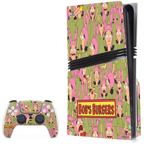 Bobs Burgers Louise Belcher PlayStation PS5 Skins
