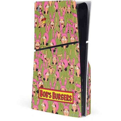 Bobs Burgers Louise Belcher PS5 Slim Disk Console Skin