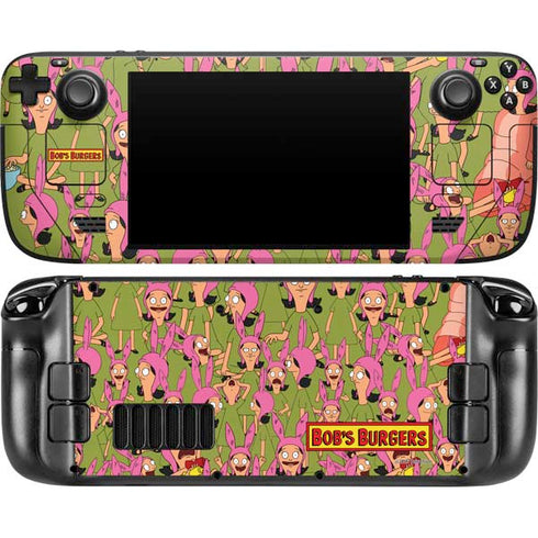 Bobs Burgers Louise Belcher Steam Deck Handheld Gaming Computer OLED Skin