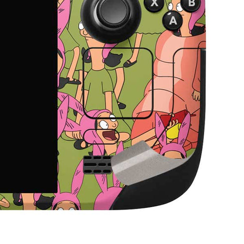 Bobs Burgers Louise Belcher Steam Deck Handheld Gaming Computer OLED Skin