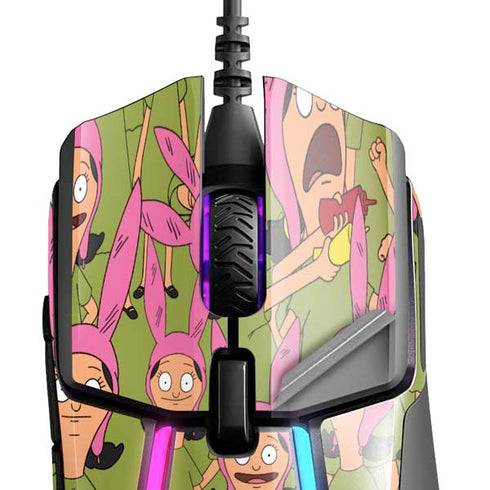 Bobs Burgers Louise Belcher SteelSeries Rival 600 Gaming Mouse Skin