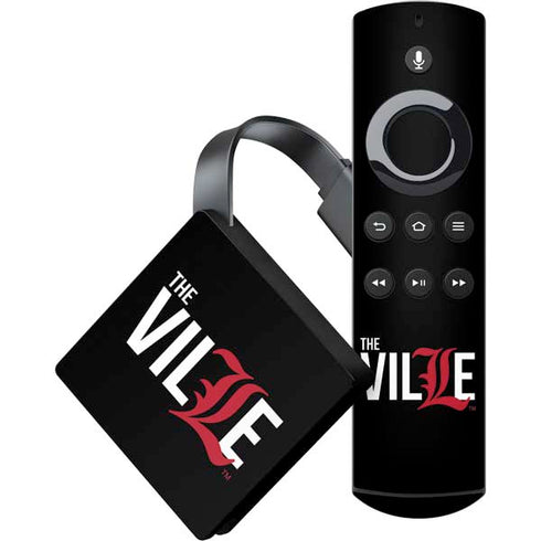 University of Louisville Black Background Amazon Fire TV Skin