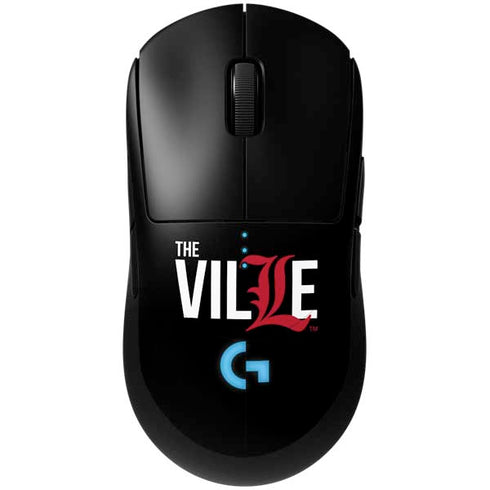 University of Louisville Black Background G Pro Wireless Gaming Mouse Skin