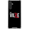 University of Louisville Black Background Galaxy A17 Clear Case
