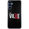 University of Louisville Black Background Galaxy A35 5G Clear Case