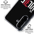 University of Louisville Black Background Galaxy A36 5G Clear Case