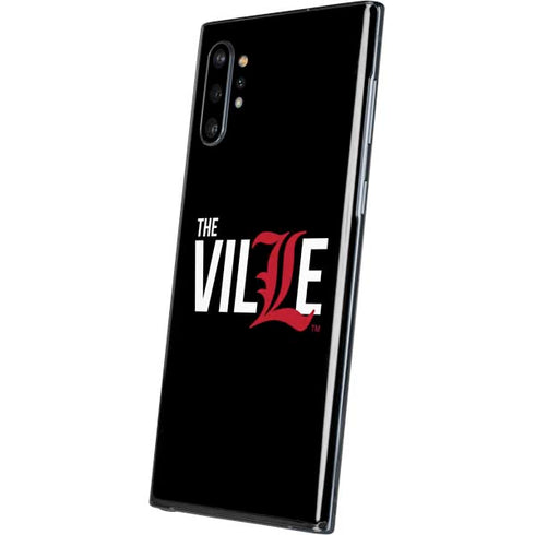 University of Louisville Black Background Galaxy Note 10 Plus Skin