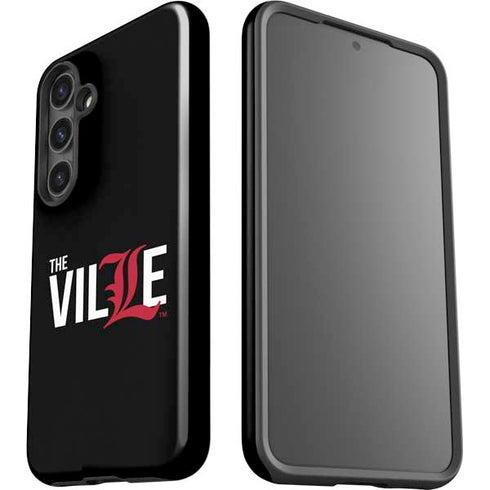 University of Louisville Black Background Galaxy S25 Impact Case