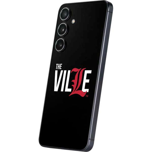 University of Louisville Black Background Galaxy S25 Skin