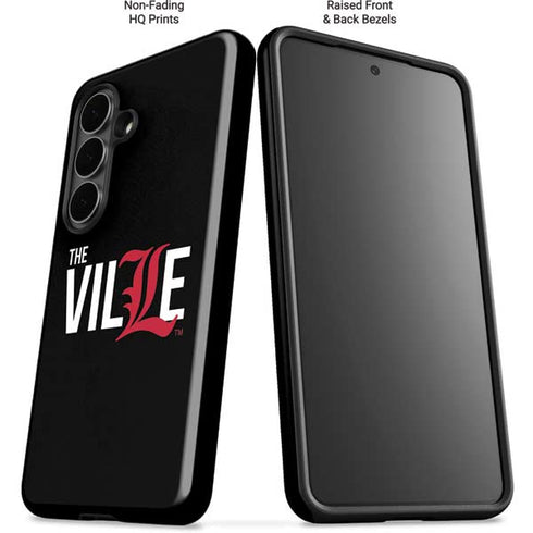 University of Louisville Black Background Galaxy S26 Impact Case
