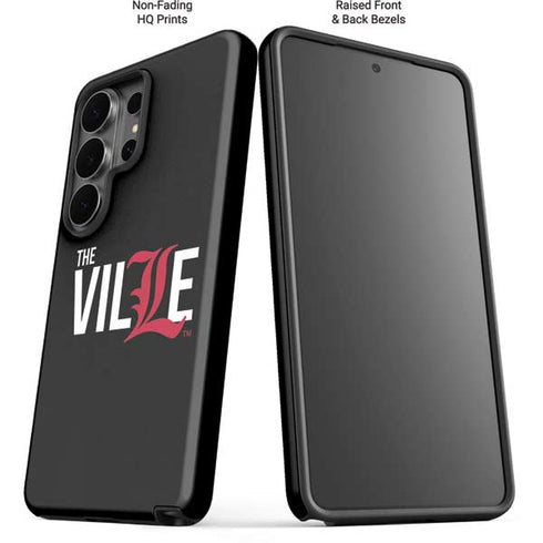 University of Louisville Black Background Galaxy S26 Ultra Impact Case