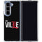 University of Louisville Black Background Galaxy Z Fold5 5G Clear Case