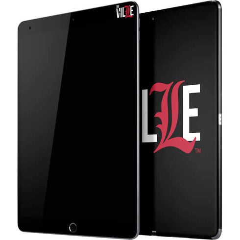 University of Louisville Black Background iPad Skins