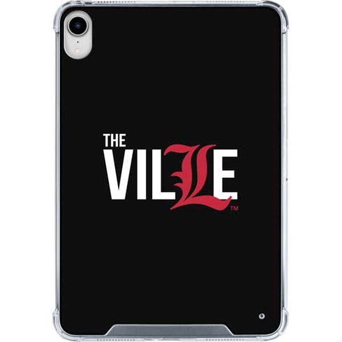 University of Louisville Black Background iPad 11th Gen (2025) Clear Case