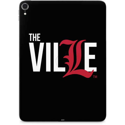 University of Louisville Black Background Apple iPad Pro Skin