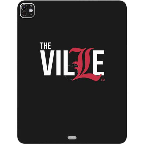University of Louisville Black Background iPad Pro 13in M4 (2024) Skin