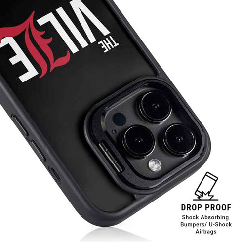 University of Louisville Black Background iPhone 15 Pro Kickstand Case
