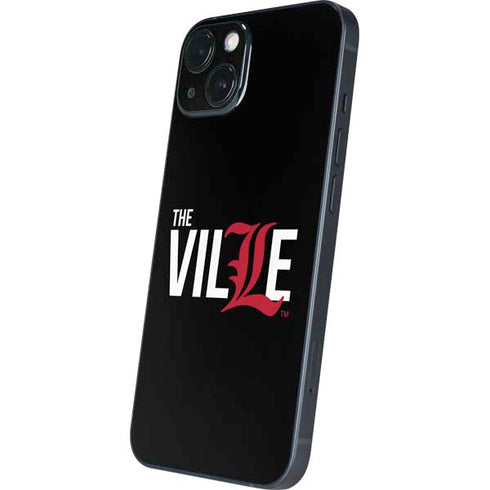 University of Louisville Black Background iPhone 15 Skin