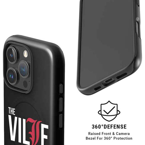 University of Louisville Black Background iPhone 16 Pro Magsafe Impact Case