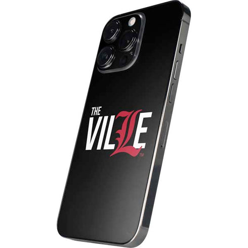 University of Louisville Black Background iPhone 16 Pro Max Skin