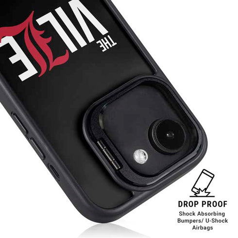 University of Louisville Black Background iPhone 16e Kickstand Case